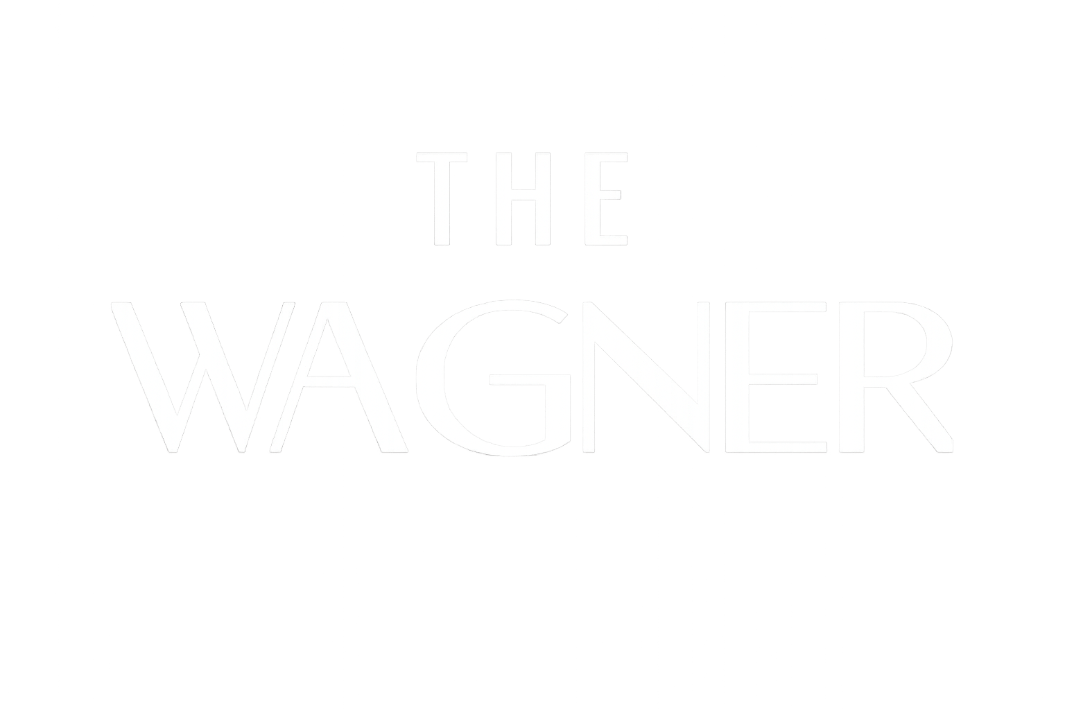 A black background with the words "THE WAGNER" written in white.